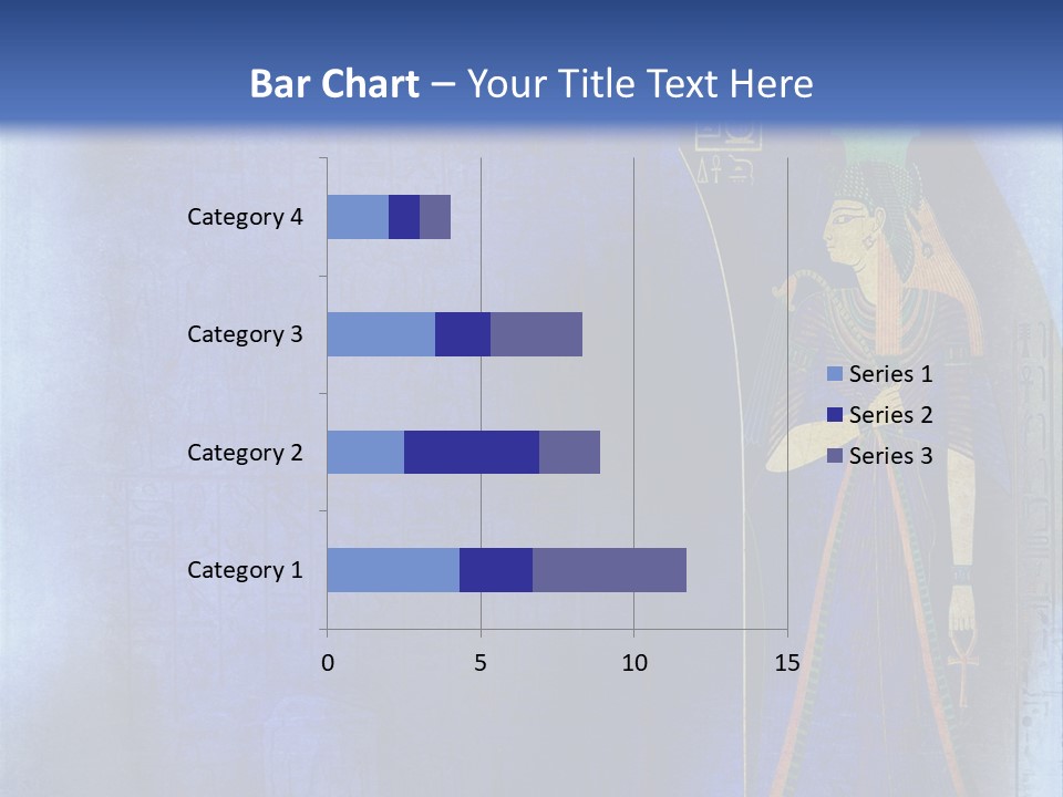 Blue Wallpaper Vintage PowerPoint Template