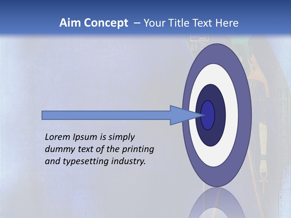 Blue Wallpaper Vintage PowerPoint Template