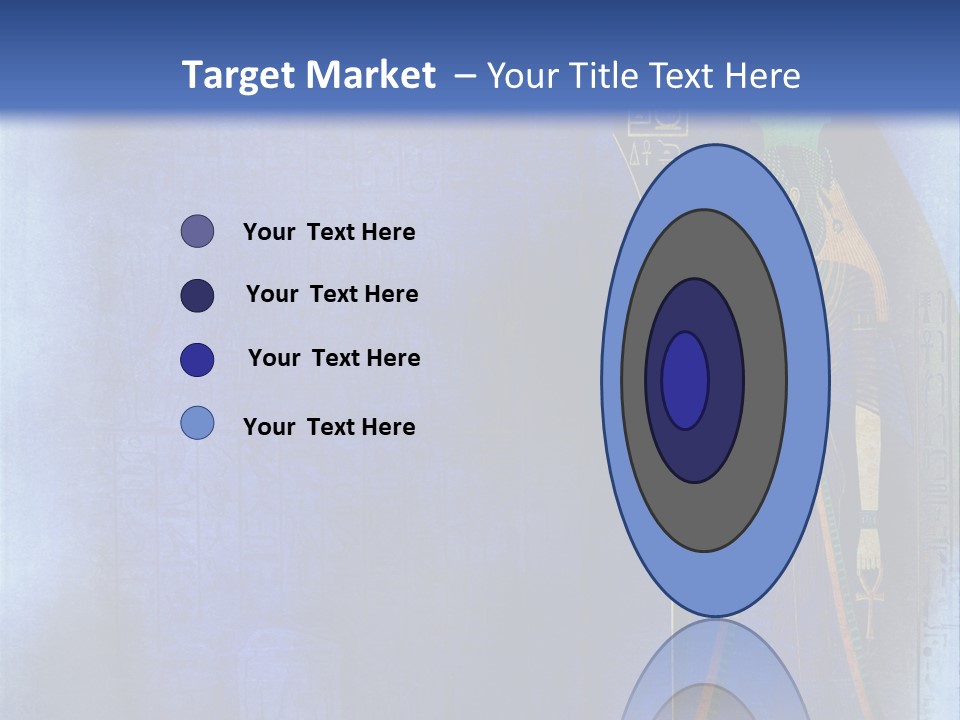 Blue Wallpaper Vintage PowerPoint Template