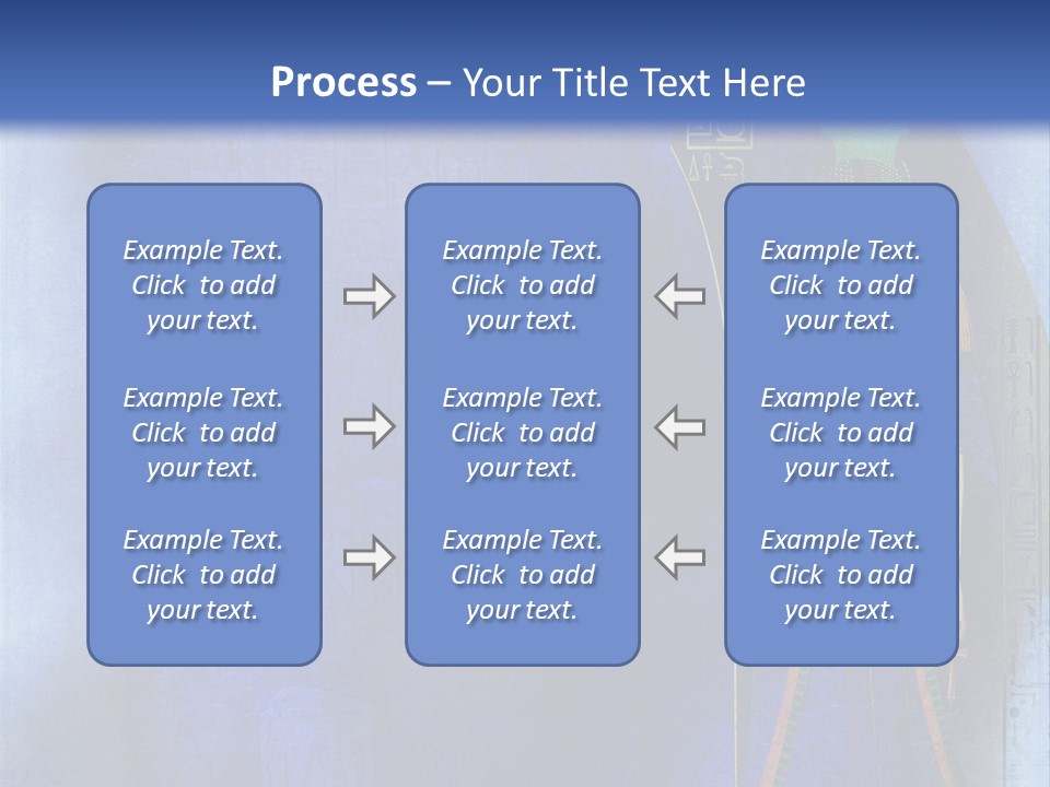 Blue Wallpaper Vintage PowerPoint Template