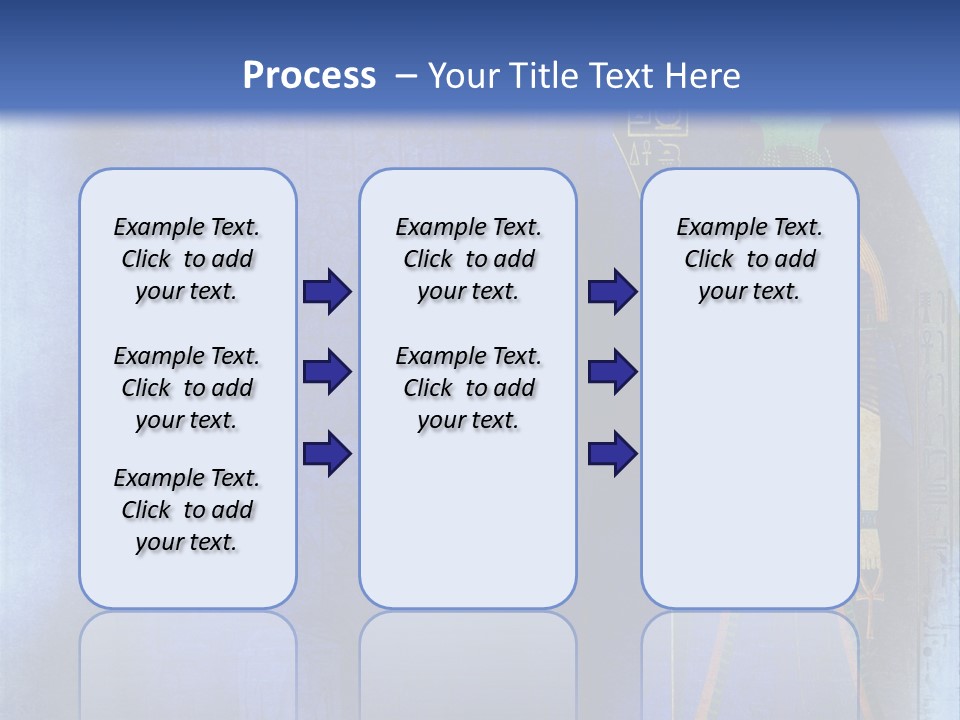 Blue Wallpaper Vintage PowerPoint Template