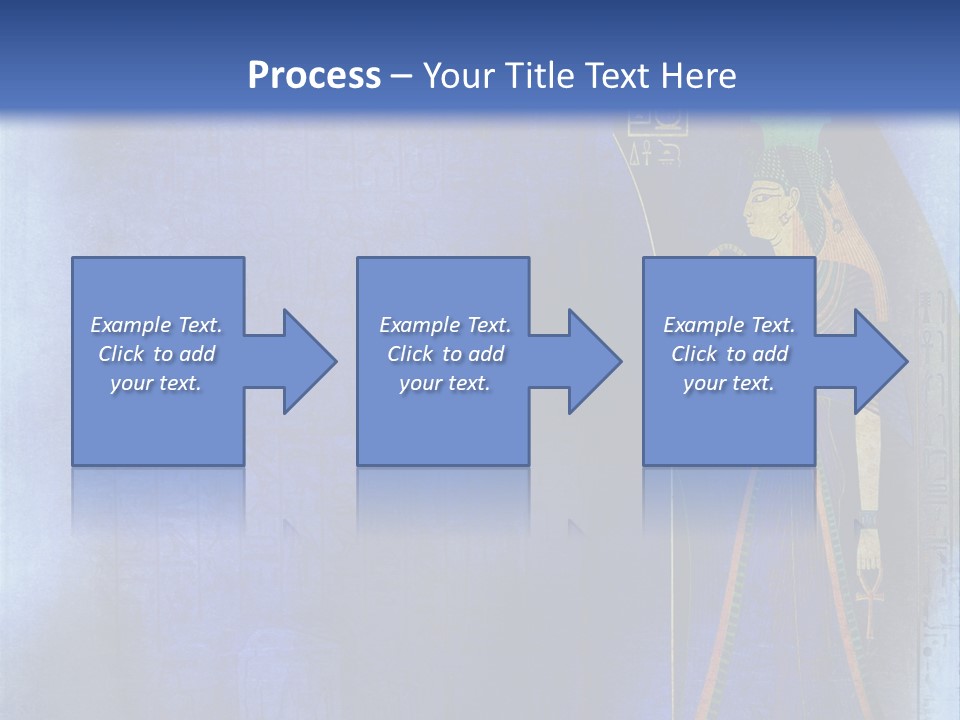 Blue Wallpaper Vintage PowerPoint Template