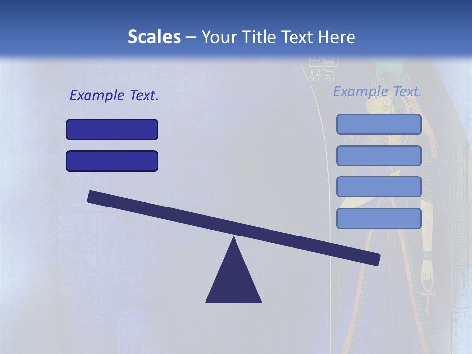 Blue Wallpaper Vintage PowerPoint Template