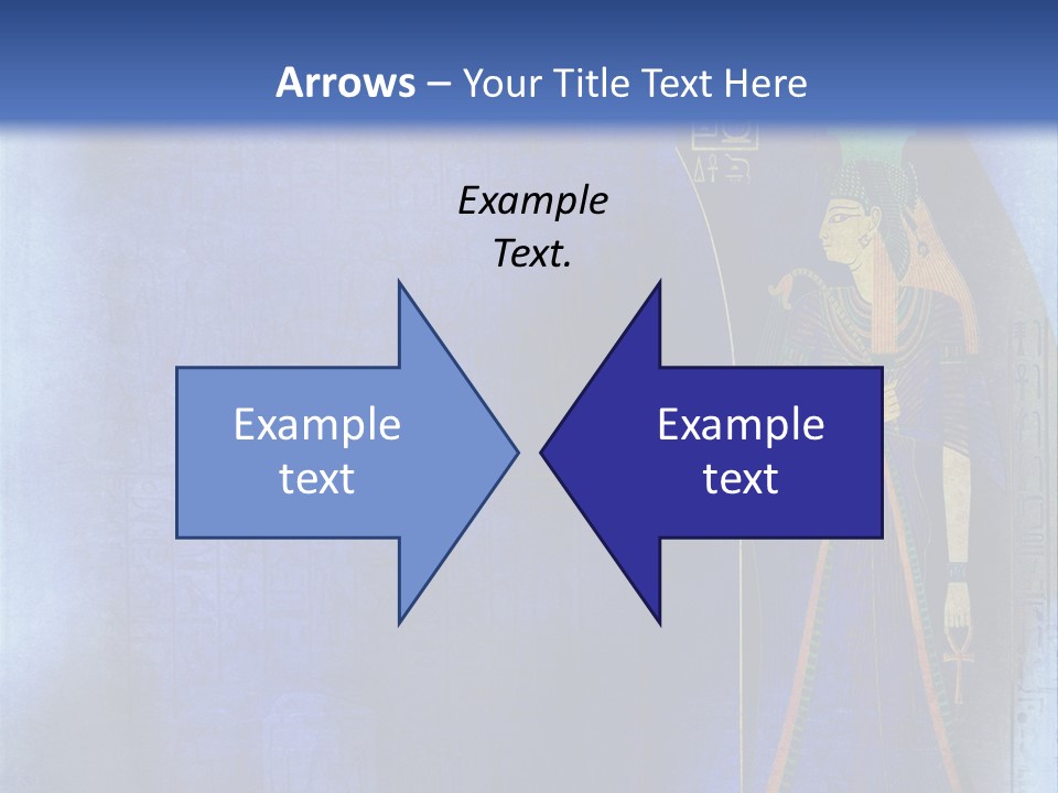 Blue Wallpaper Vintage PowerPoint Template