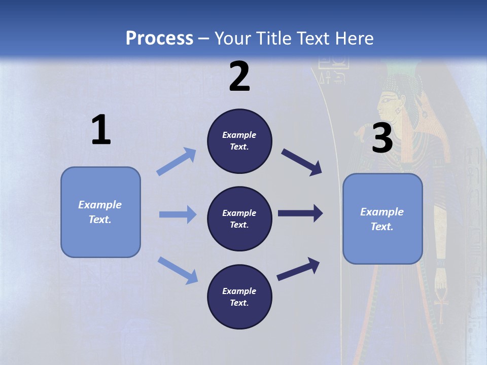 Blue Wallpaper Vintage PowerPoint Template