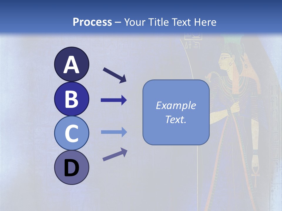 Blue Wallpaper Vintage PowerPoint Template