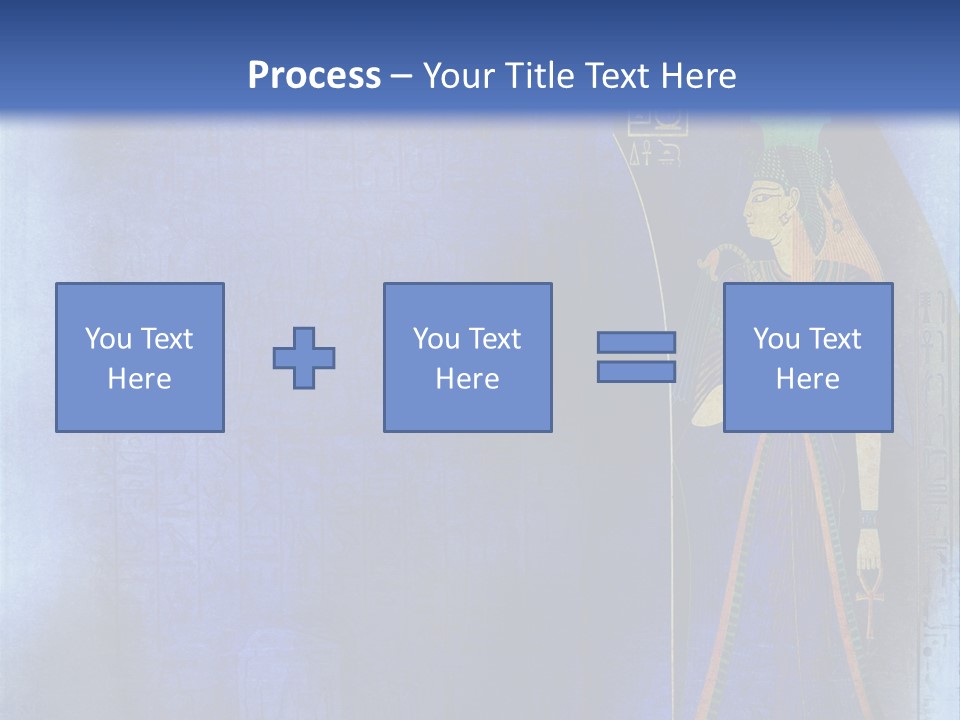 Blue Wallpaper Vintage PowerPoint Template