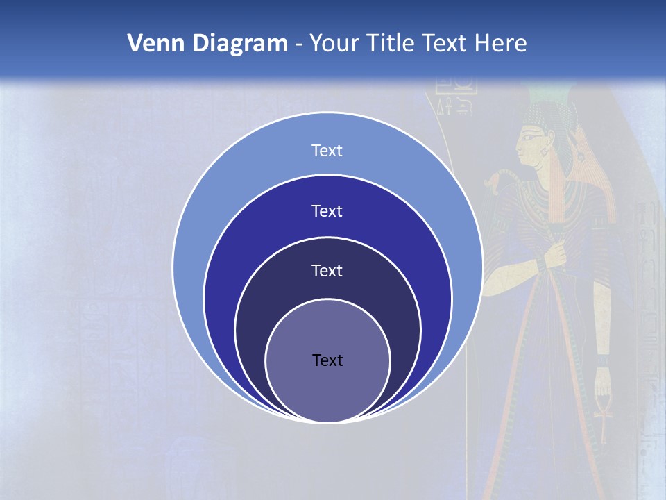 Blue Wallpaper Vintage PowerPoint Template