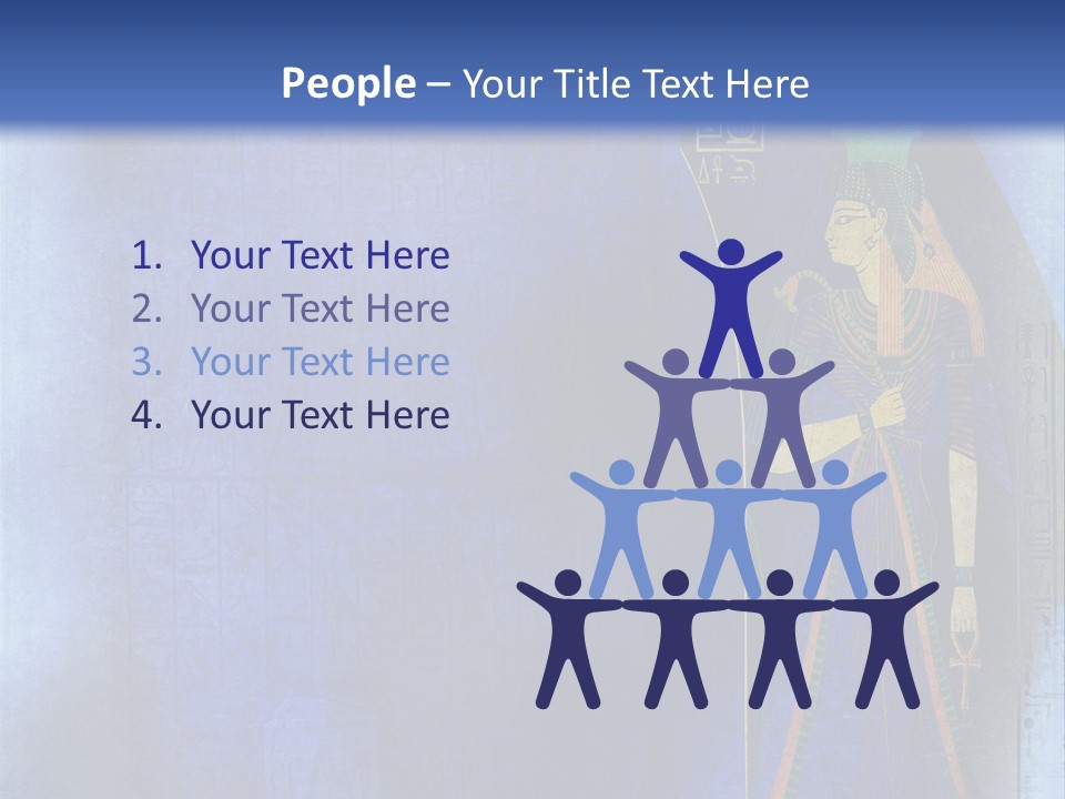 Blue Wallpaper Vintage PowerPoint Template