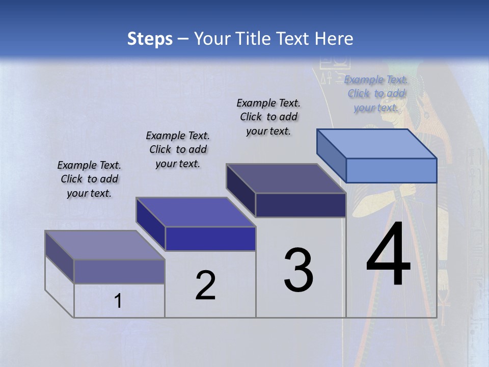 Blue Wallpaper Vintage PowerPoint Template