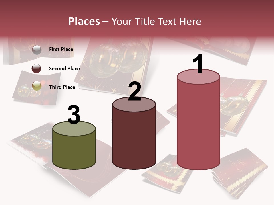 Notebook Red Asterisk PowerPoint Template