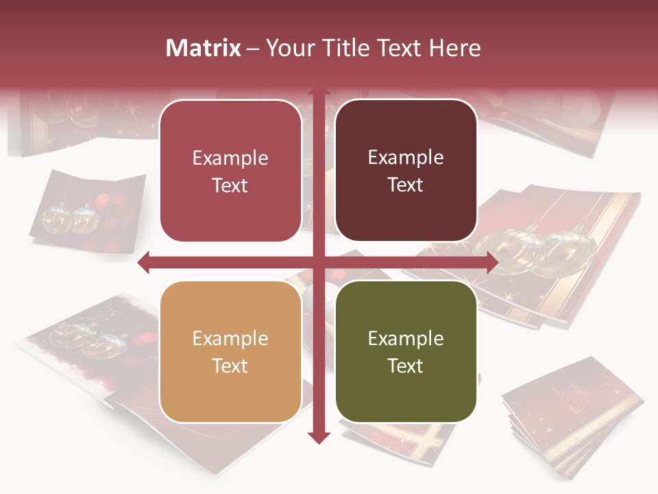 Notebook Red Asterisk PowerPoint Template