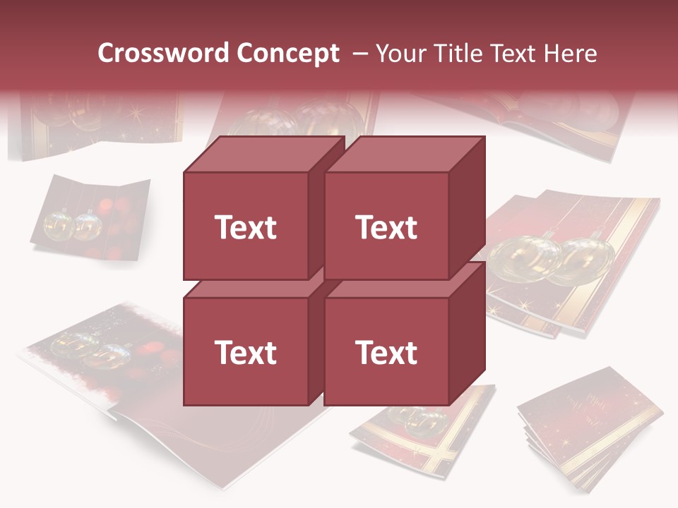 Notebook Red Asterisk PowerPoint Template
