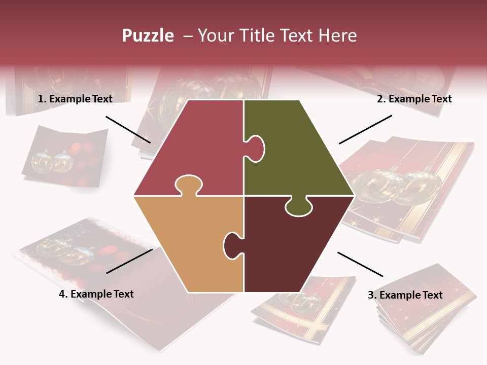 Notebook Red Asterisk PowerPoint Template