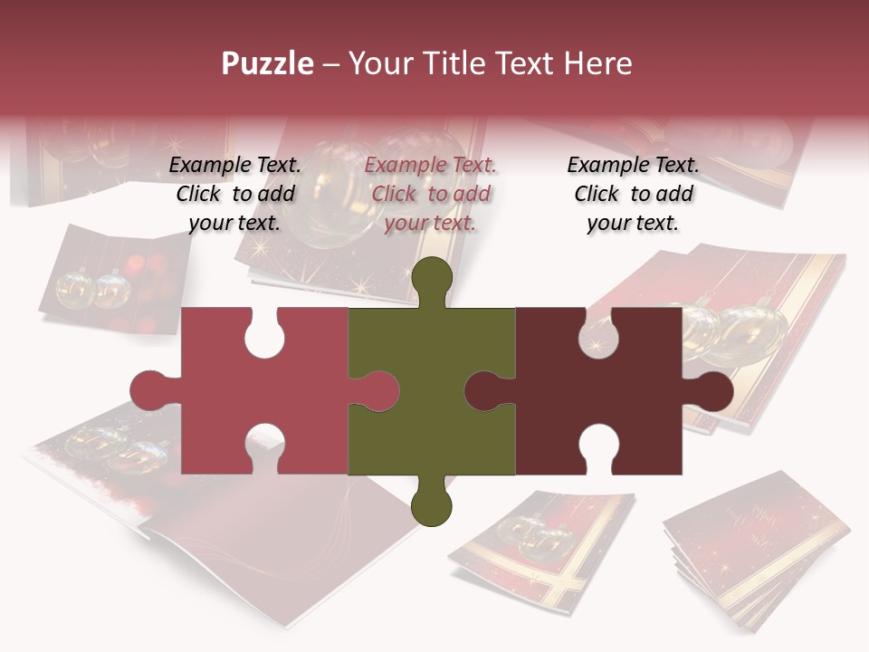 Notebook Red Asterisk PowerPoint Template