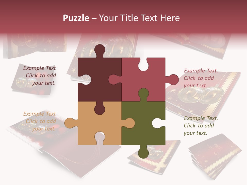 Notebook Red Asterisk PowerPoint Template