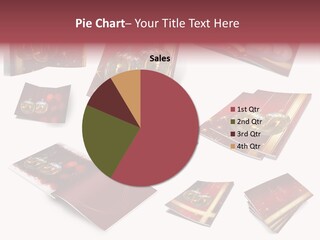 Notebook Red Asterisk PowerPoint Template