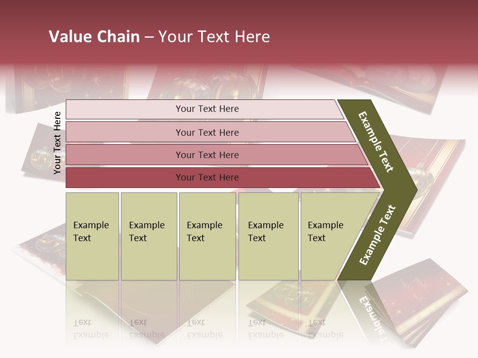Notebook Red Asterisk PowerPoint Template