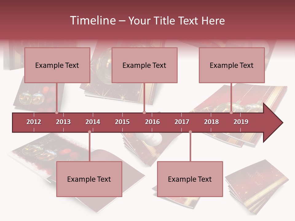 Notebook Red Asterisk PowerPoint Template
