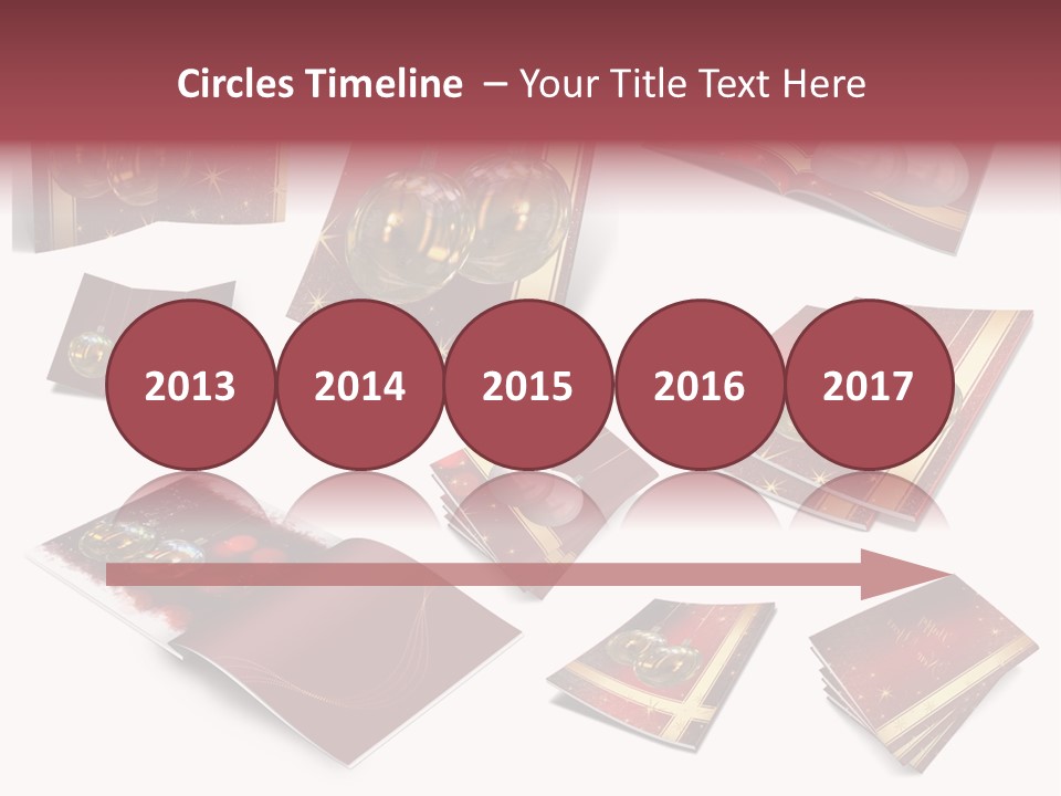 Notebook Red Asterisk PowerPoint Template