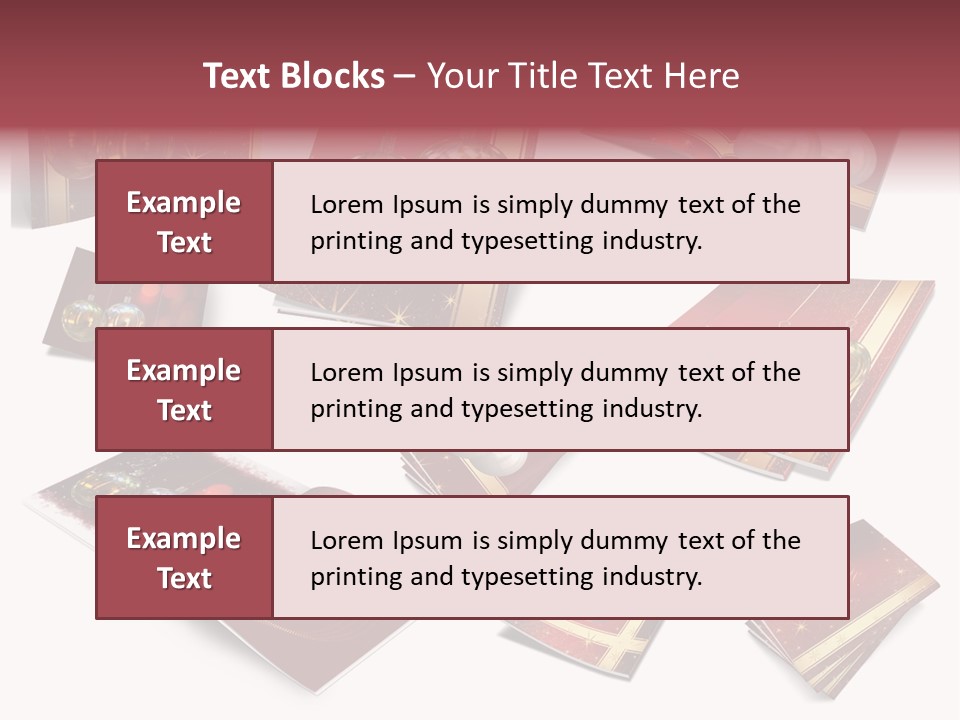 Notebook Red Asterisk PowerPoint Template