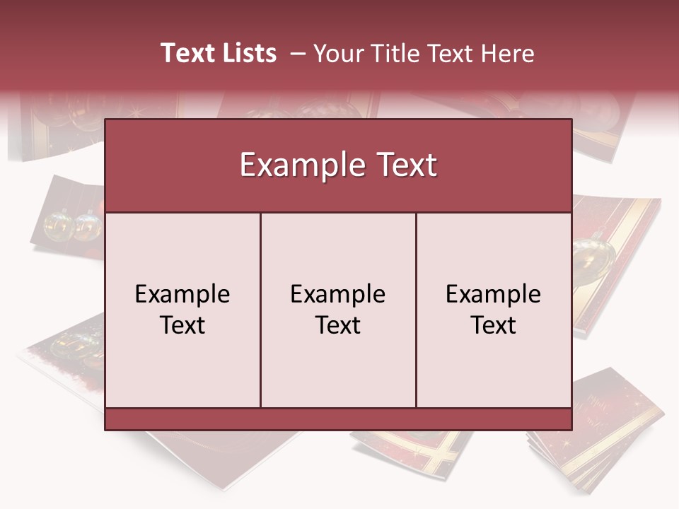Notebook Red Asterisk PowerPoint Template