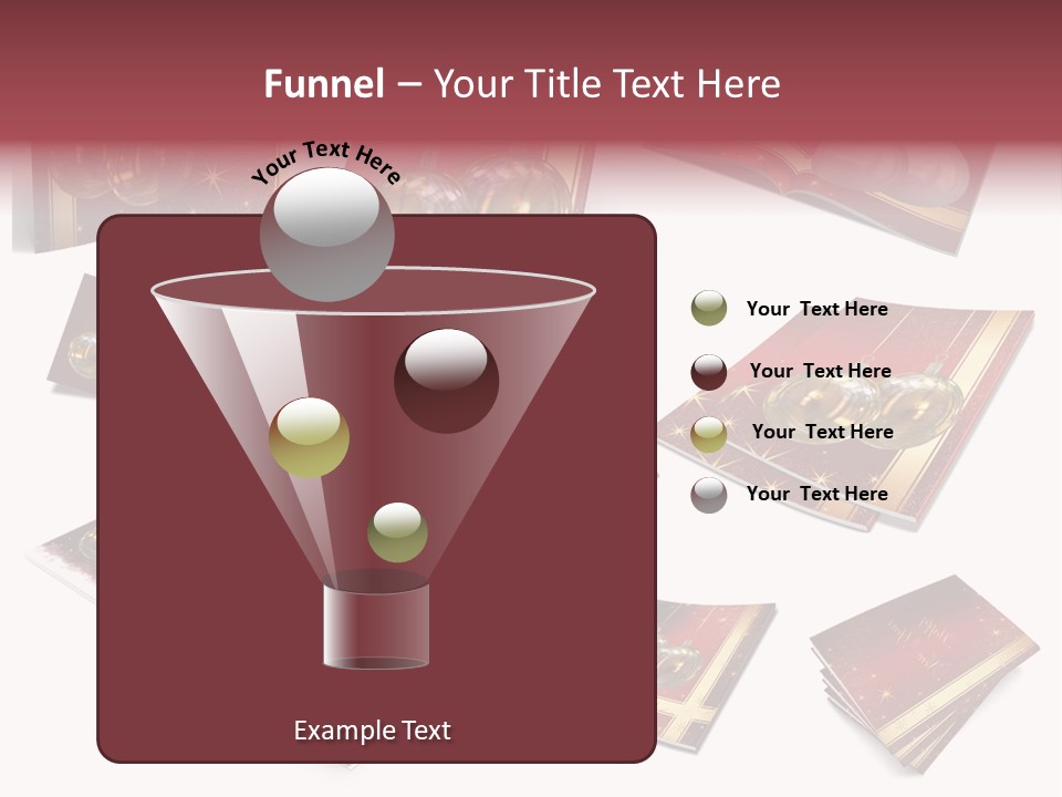 Notebook Red Asterisk PowerPoint Template