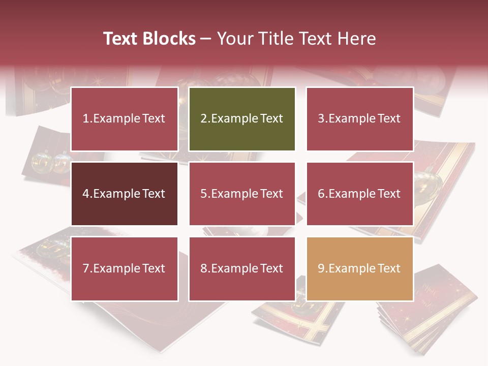 Notebook Red Asterisk PowerPoint Template