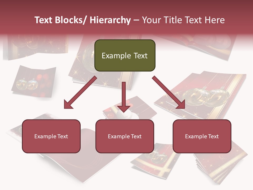 Notebook Red Asterisk PowerPoint Template