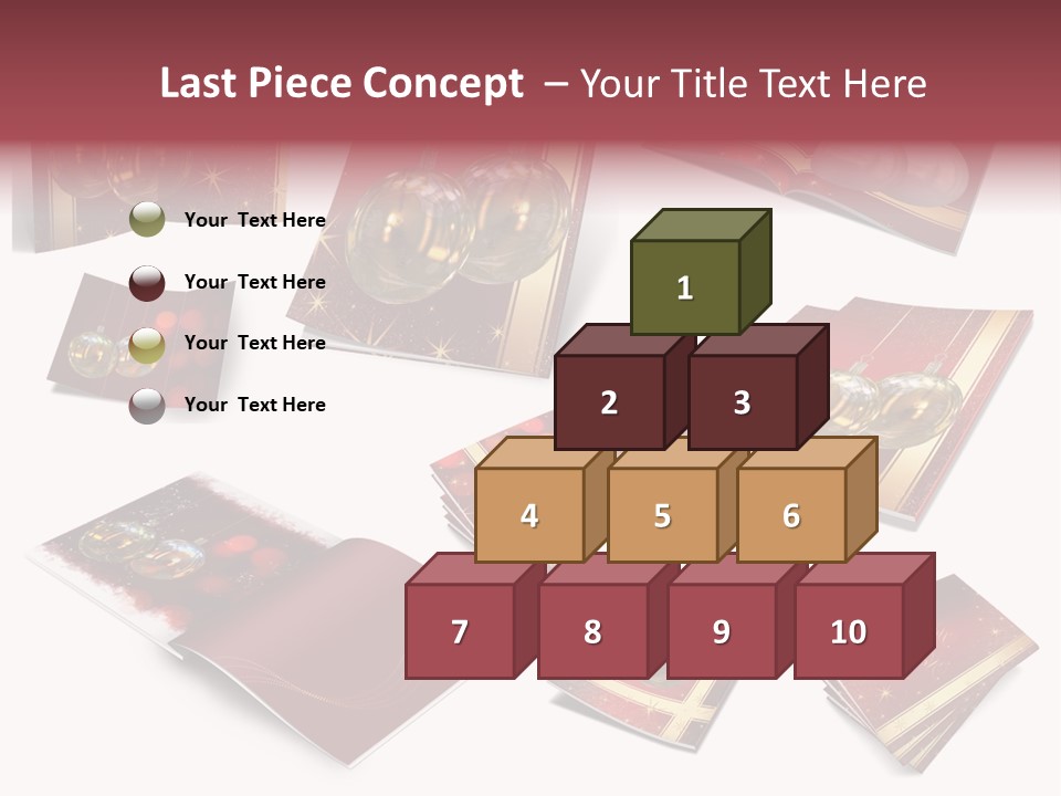 Notebook Red Asterisk PowerPoint Template
