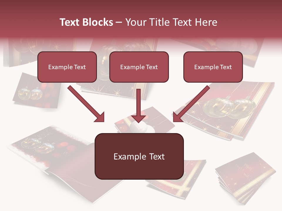 Notebook Red Asterisk PowerPoint Template