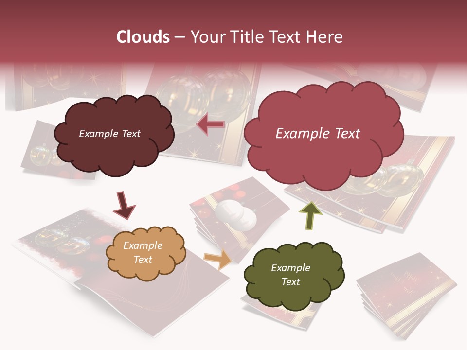 Notebook Red Asterisk PowerPoint Template