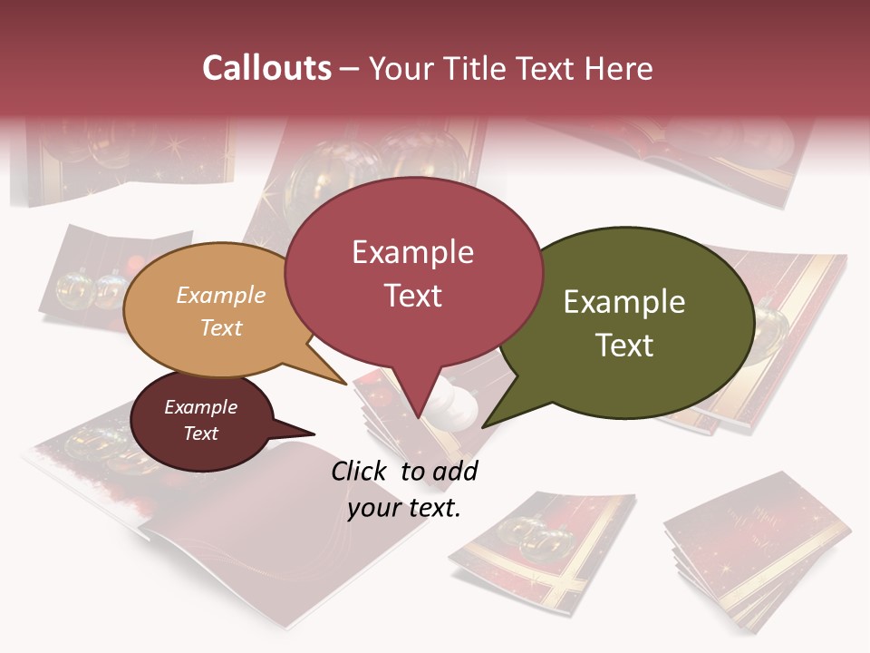 Notebook Red Asterisk PowerPoint Template