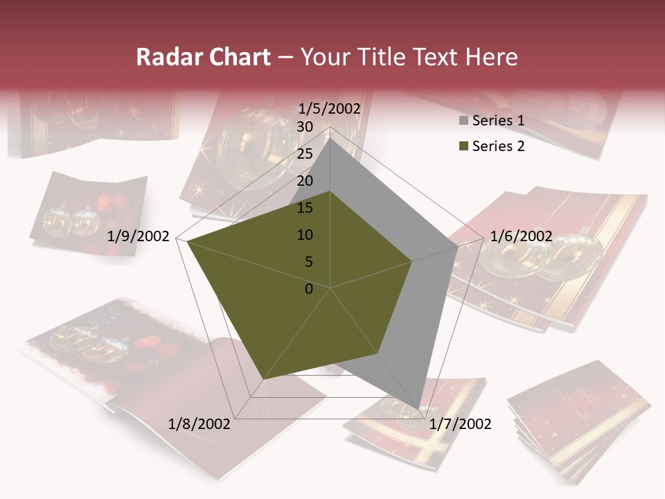 Notebook Red Asterisk PowerPoint Template
