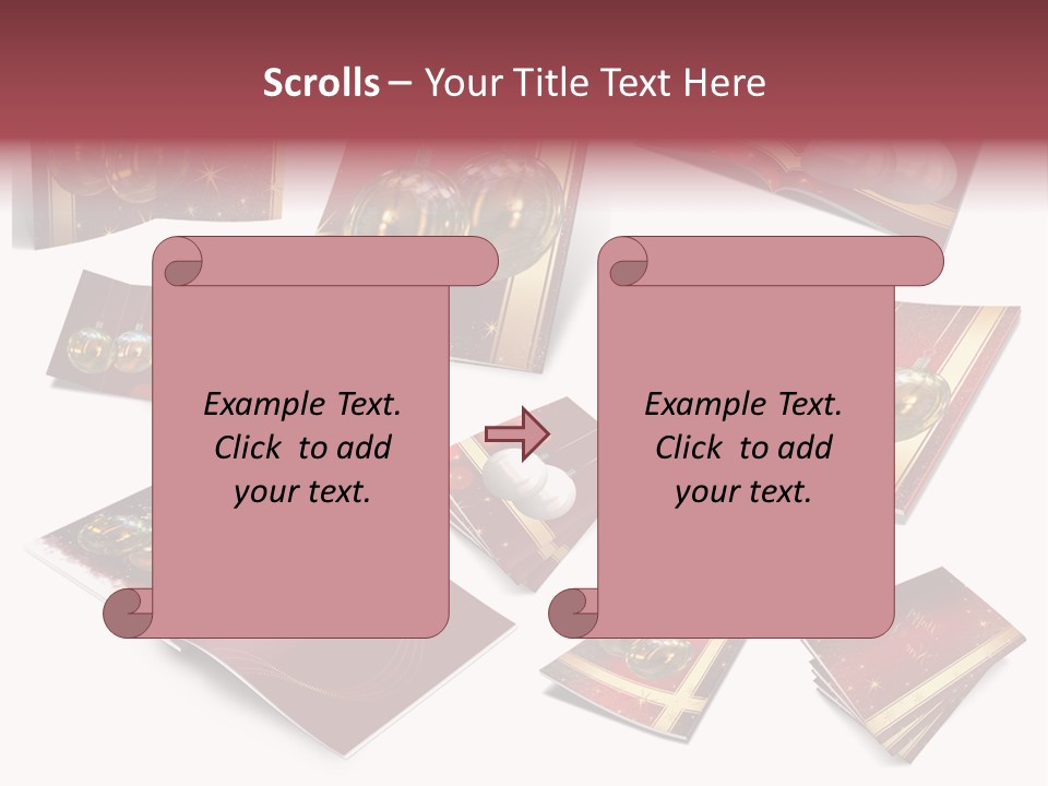 Notebook Red Asterisk PowerPoint Template