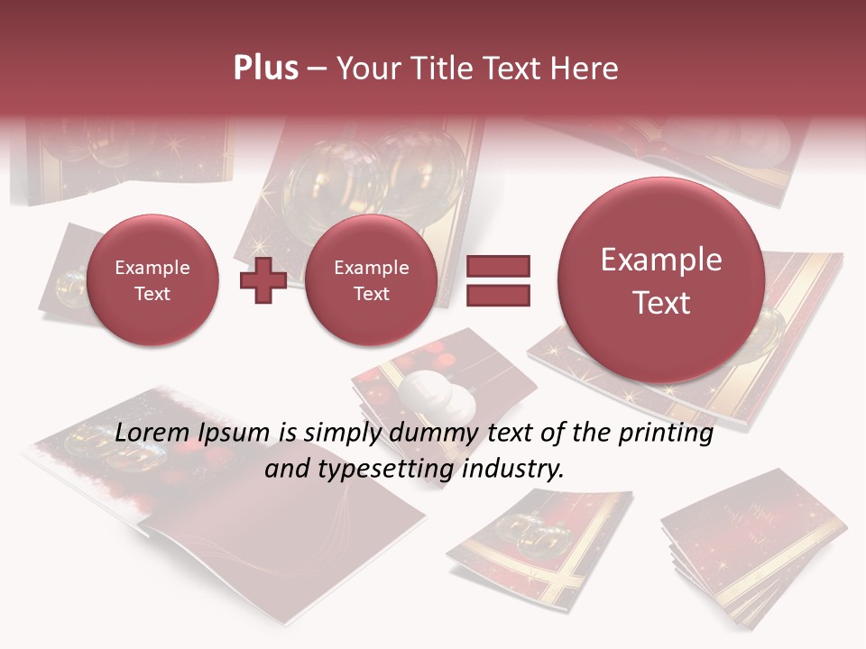 Notebook Red Asterisk PowerPoint Template