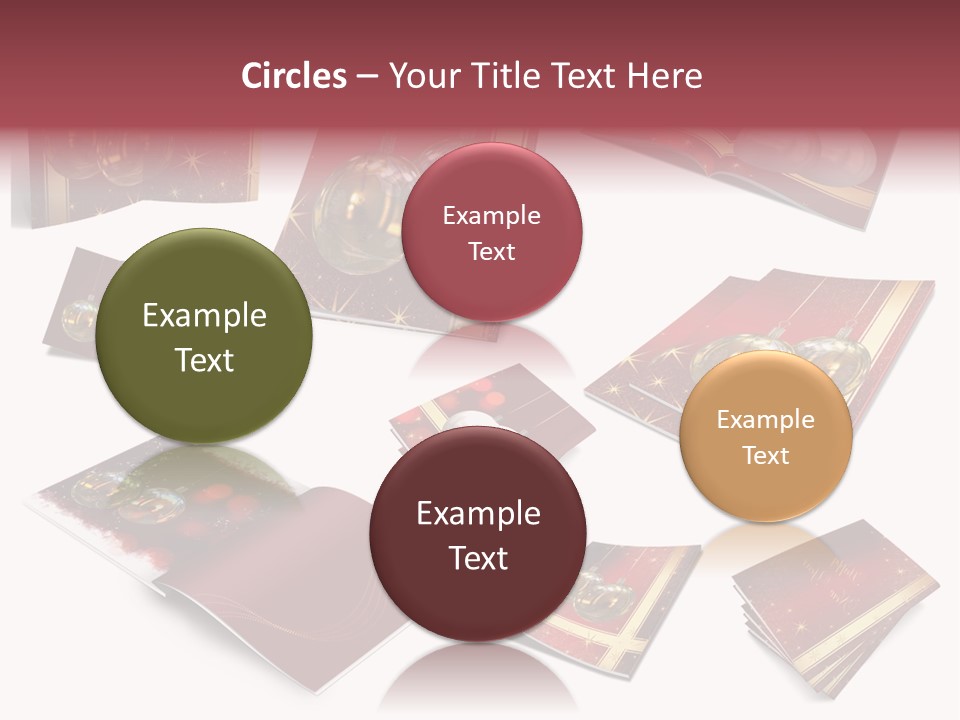 Notebook Red Asterisk PowerPoint Template