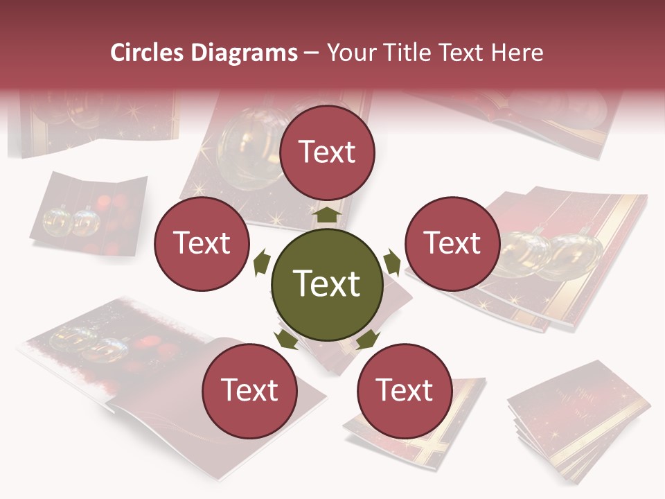 Notebook Red Asterisk PowerPoint Template