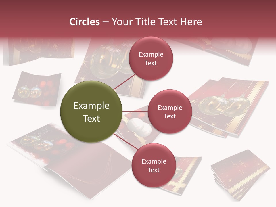 Notebook Red Asterisk PowerPoint Template