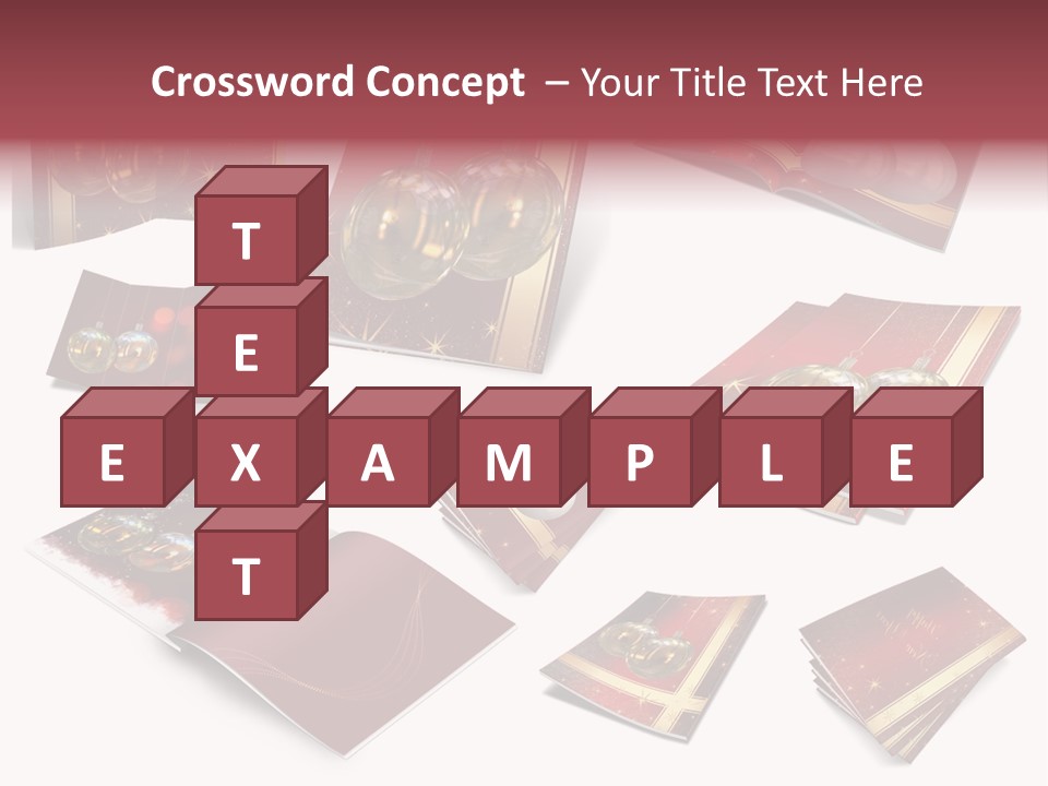 Notebook Red Asterisk PowerPoint Template