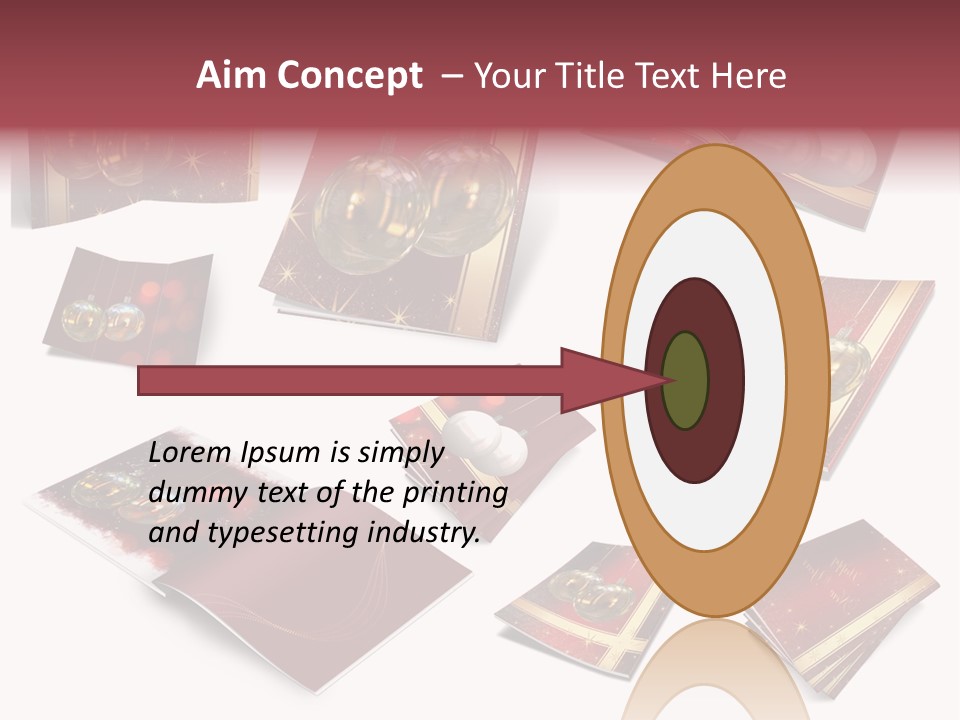 Notebook Red Asterisk PowerPoint Template