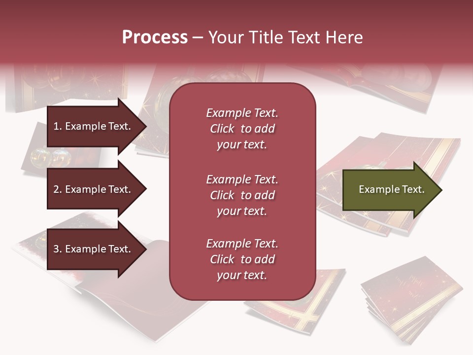 Notebook Red Asterisk PowerPoint Template