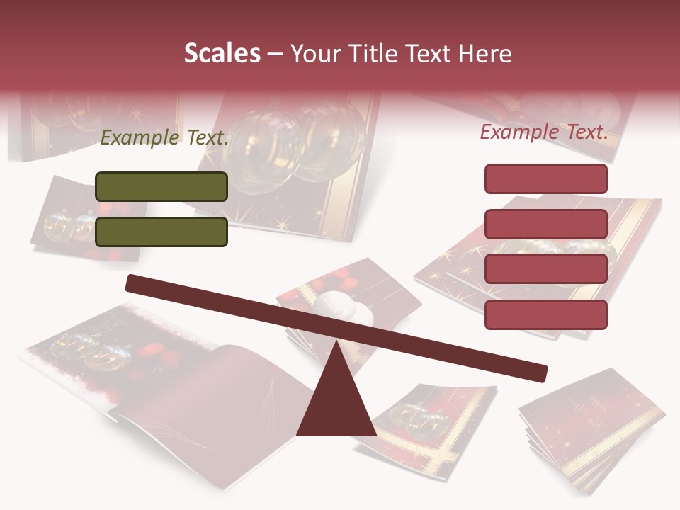 Notebook Red Asterisk PowerPoint Template