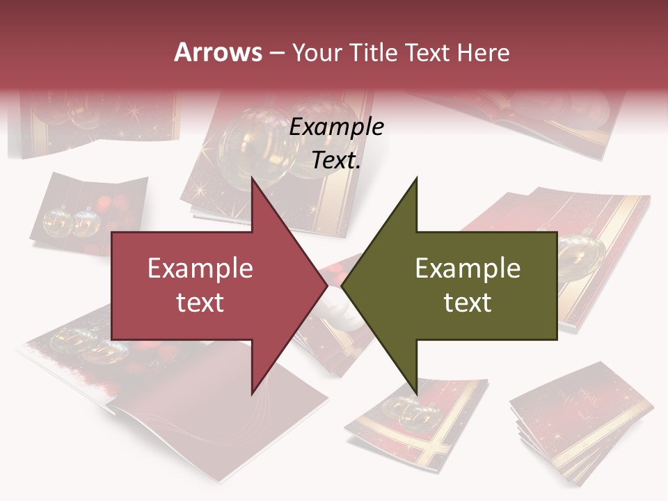 Notebook Red Asterisk PowerPoint Template