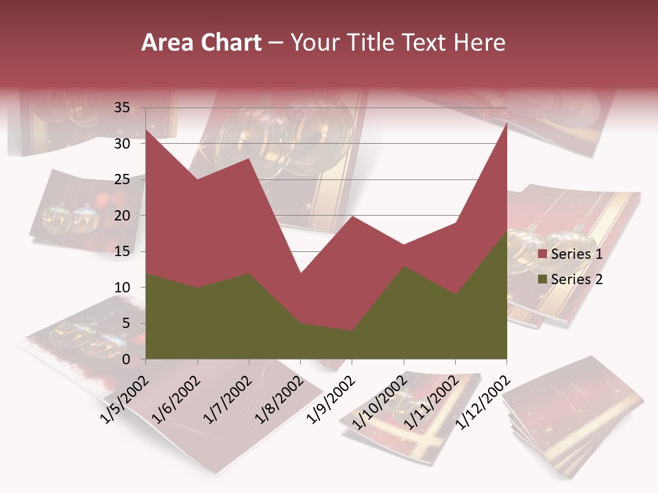 Notebook Red Asterisk PowerPoint Template