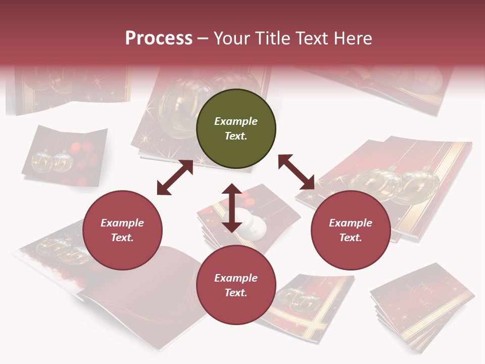 Notebook Red Asterisk PowerPoint Template