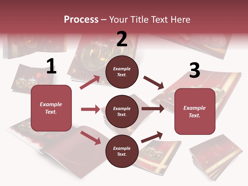 Notebook Red Asterisk PowerPoint Template