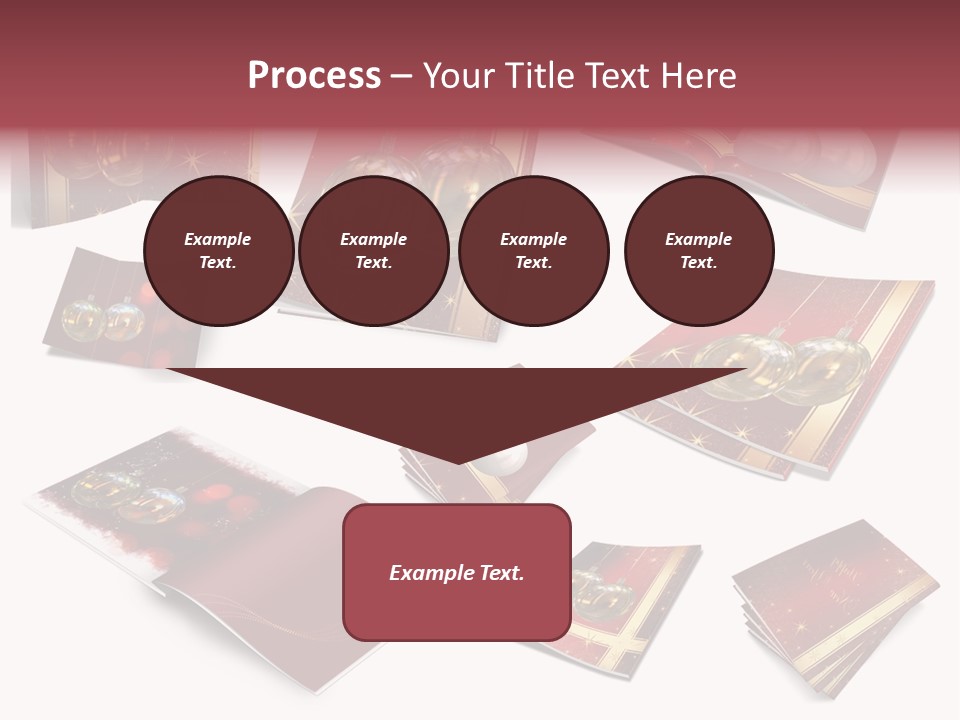 Notebook Red Asterisk PowerPoint Template