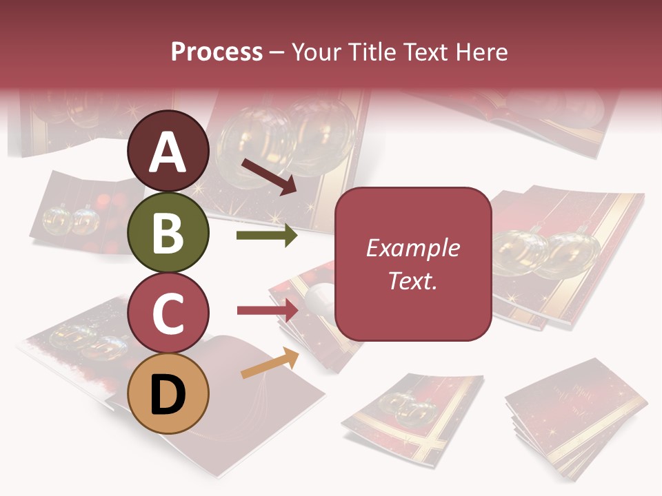 Notebook Red Asterisk PowerPoint Template