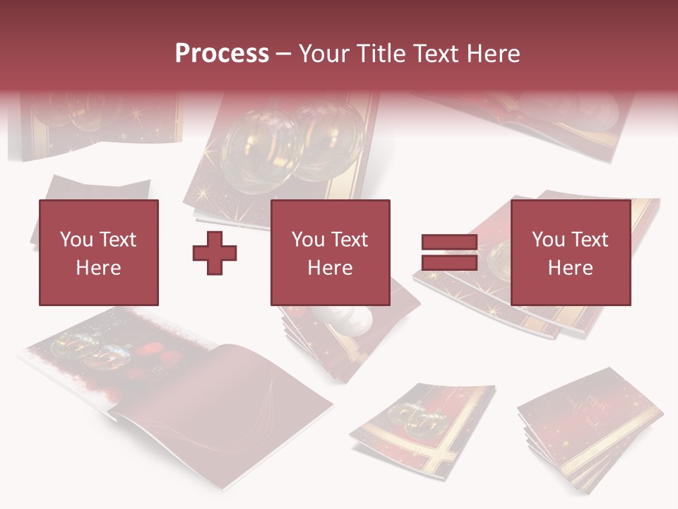 Notebook Red Asterisk PowerPoint Template